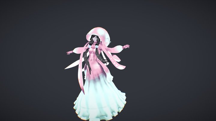 Jellyfish Queen 3D Model