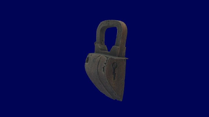 padlock | hangslot ca. 1700 OH41-168 – Free 3D Model STL