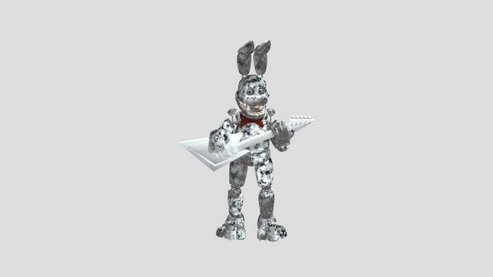 R Un Withered Bonnie V2 Eevee 3D Model