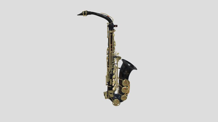 Sterling Saxophone - Clean Version 3D Model