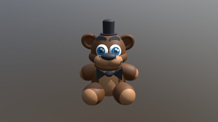 Cheyennefreddy Plushie Fnaf 3D Model