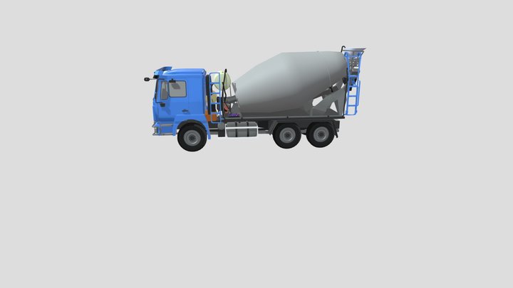 Concrete truck 3D Model