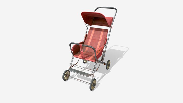 Stroller "Malvina" (USSR) 3D Model