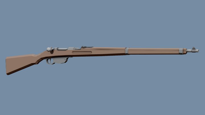 Low-Poly Mannlicher M1895