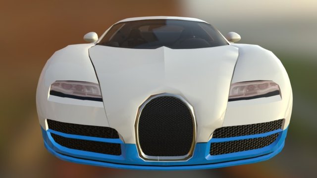 Ultra Car Sport - Bugatti Veyron 3D Model