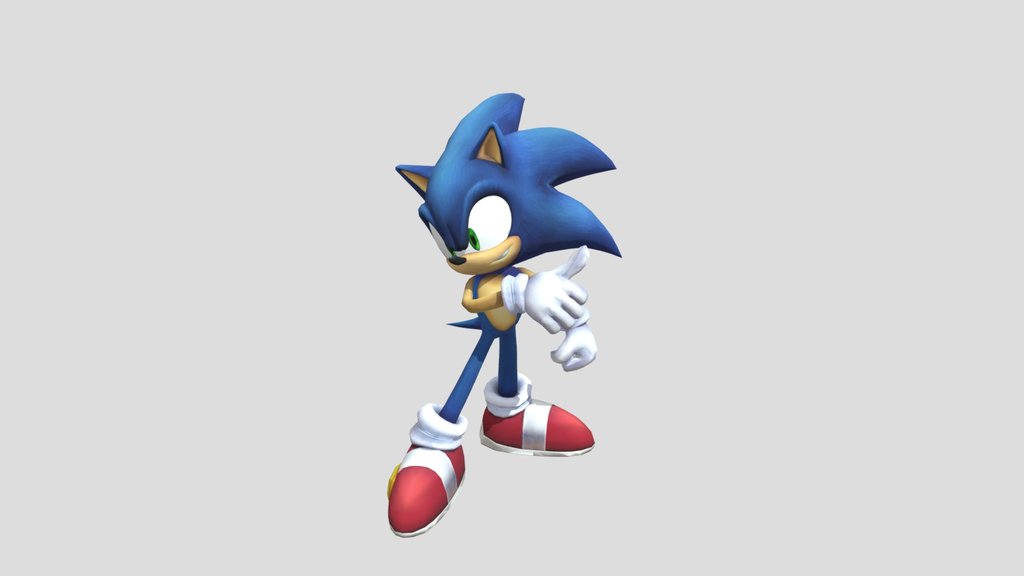 Sonic - A 3D model collection by SonicFan_Hedgehog - Sketchfab