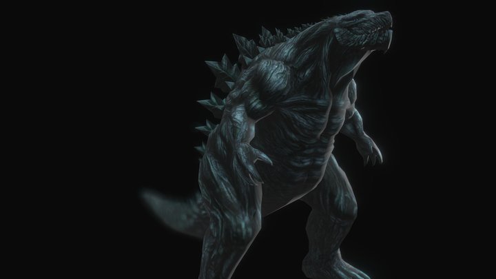 Godzilla Earth Animation 3D Model