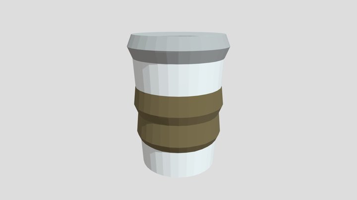 Very simple coffee cup 3D Model