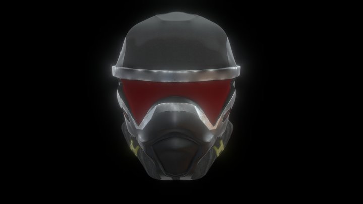 Combat helmet "CRYSIS 3D Model