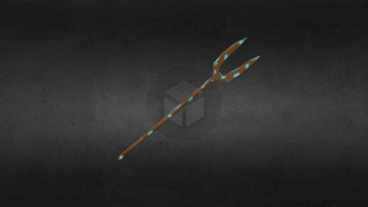 MTG - Bident of Thassa 3D Model