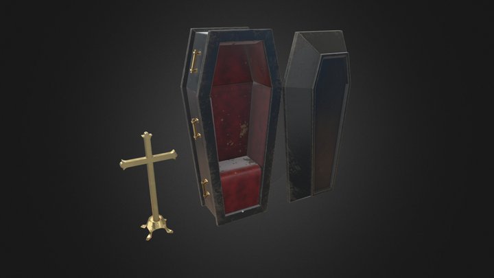 Coffin Chair 3D Model