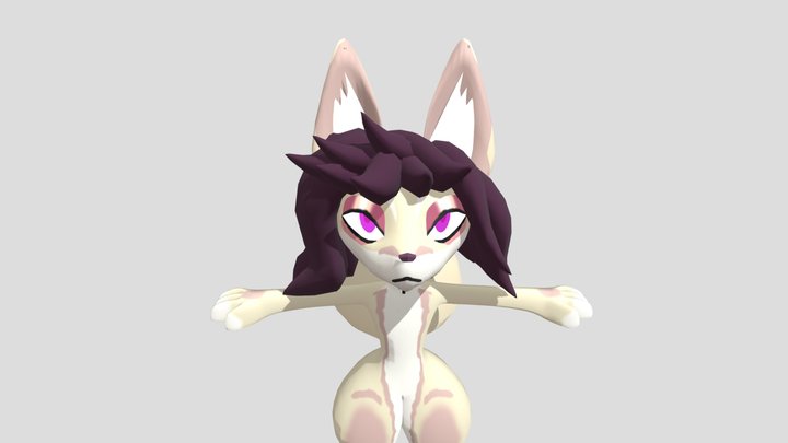goth fennec 3D Model