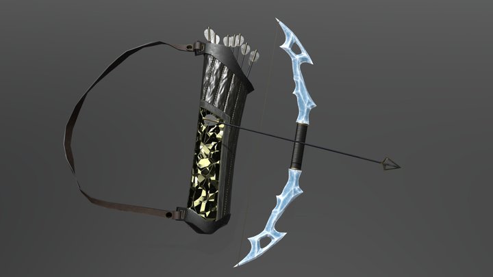 Archer equipment 3D Model