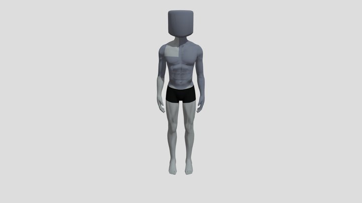 Man Dress to impress 3D Model