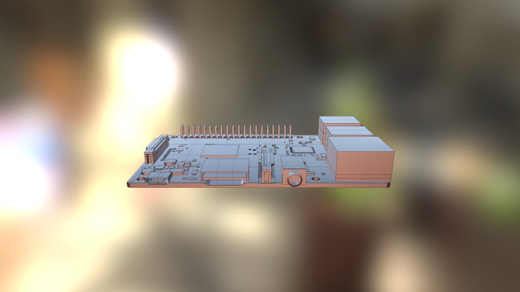 Raspberry-pi-3 - 3D model by sthibault [2d5ff87] - Sketchfab