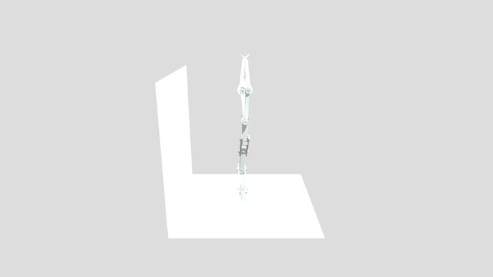 Animated Mechanical Creature 3D Model