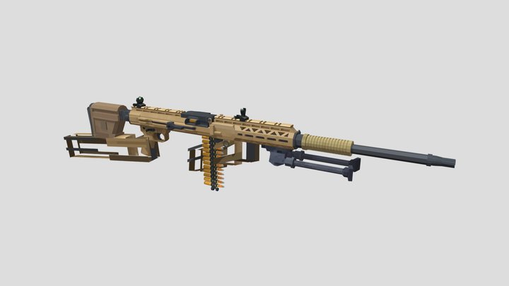 REAPR machine-gun 3D Model