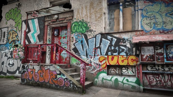 Berlin, Friedrichshain, Entrance – Modello 3D gratuito STL