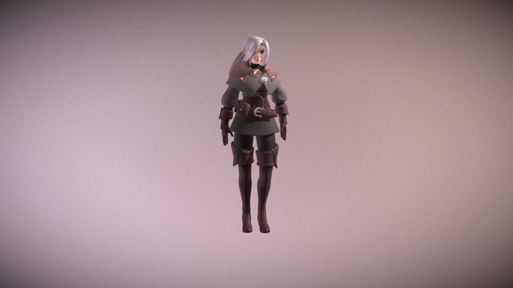Walk Cycles Idle, Walk, and Run. 3D Model