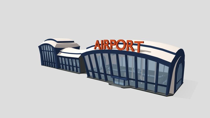 Airport Buildings – Free 3D Model STL