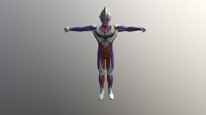 Ultraman Tiga 3D Model