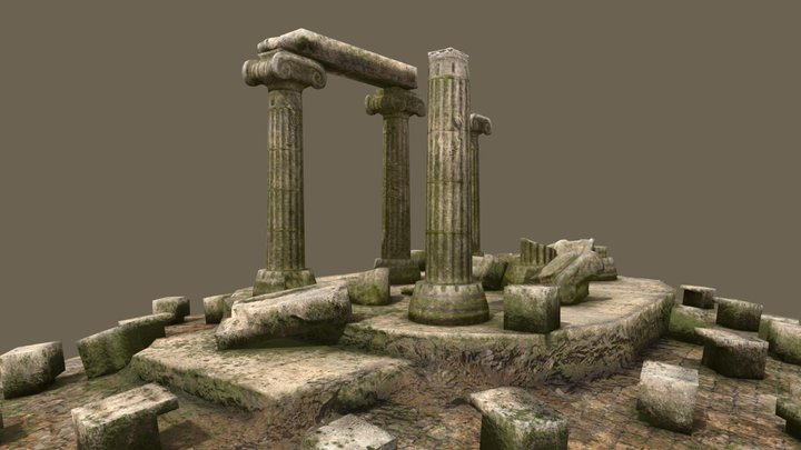 broken column 3D Model