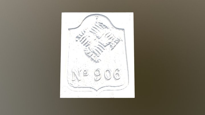 Philadelphia Fire Insurance Mark 3D Model