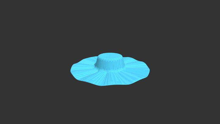 Blue Sun Hat For Gtag Fangame - Made By Saint