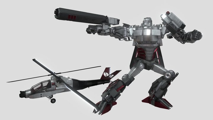 Megatron (Tf Animated) redesign 3D Model