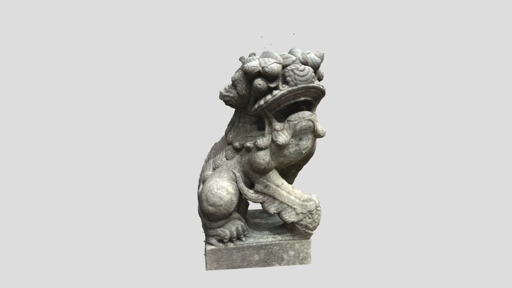 灵隐寺狮子 Lion 3D Model