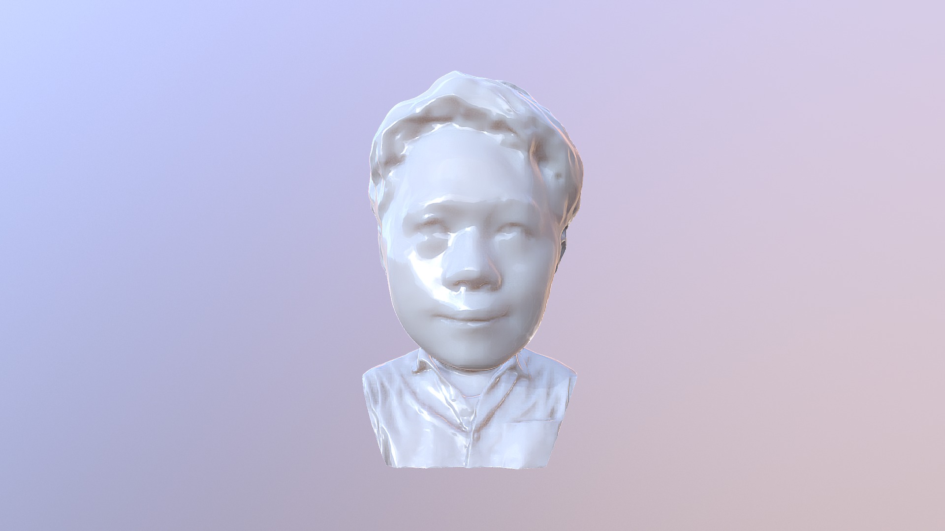 3D model Mike Sculpture - This is a 3D model of the Mike Sculpture. The 3D model is about a statue of a person.