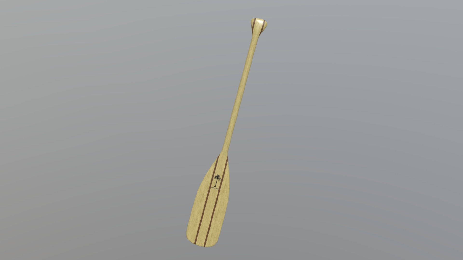 3D model Paddle - This is a 3D model of the Paddle. The 3D model is about a sword with a long handle.