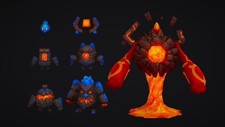 Lave Minion - Ignita 3D Model