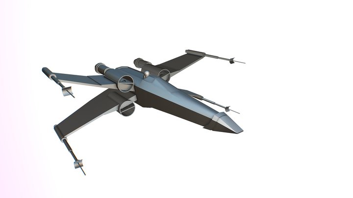 X-wing 01 3D Model