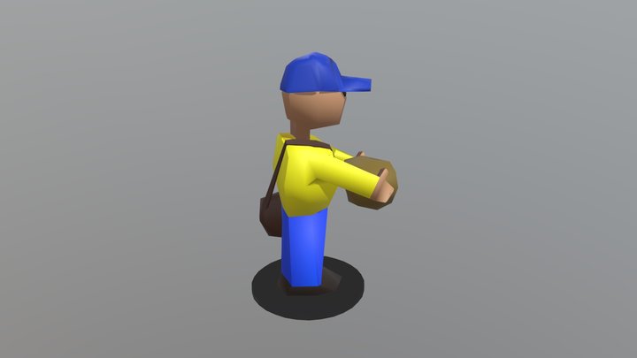 Gerson - O carteiro 3D Model