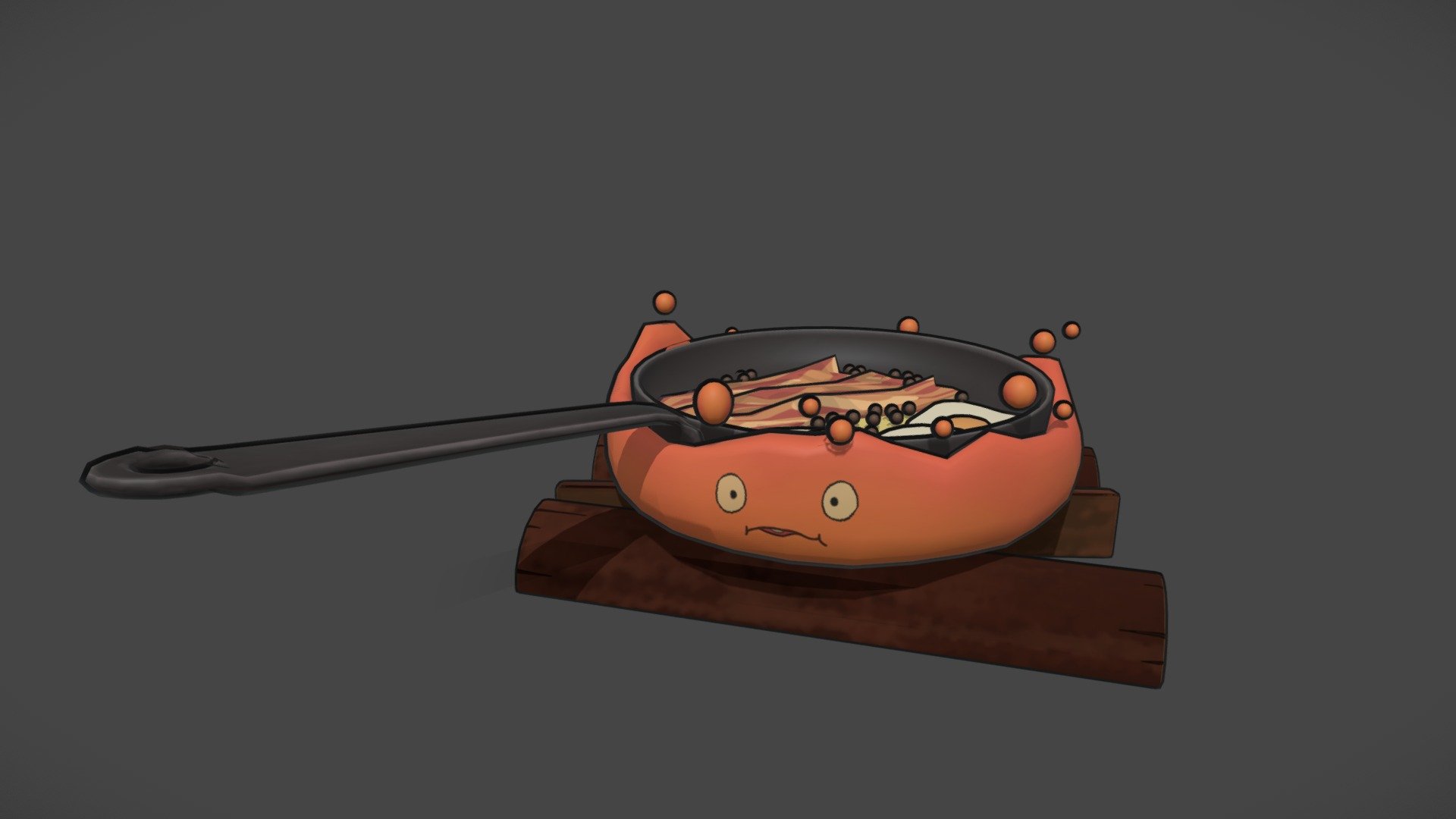 Howl's Moving Castle - Calcifer - Download Free 3D model by CJ (@ncd ...