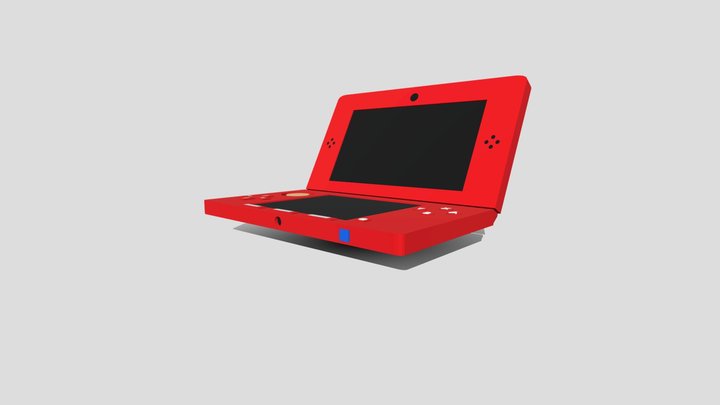 Simple low-poly Nintendo 3DS