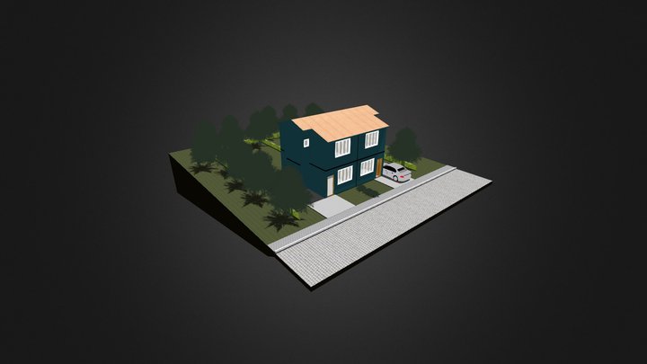 Casa 2  quartos 3D Model