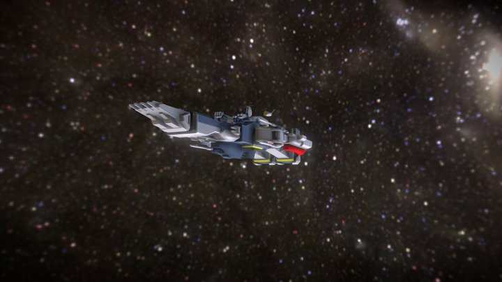 super dimension fortress SDF 01 tranformation 3D Model