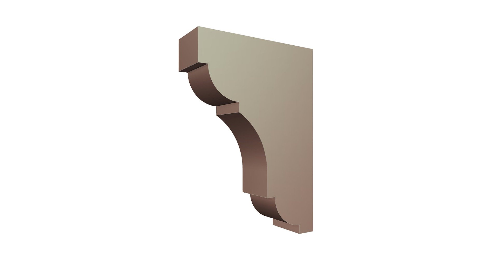Wood Corbel 21T7 11 1/4 x 16 1/2