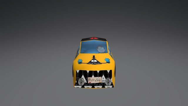 Bill cipher car 3D Model