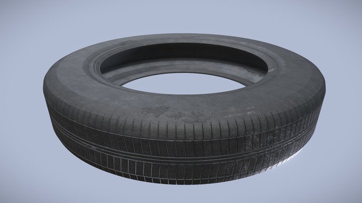 Simple Tire 3D Model