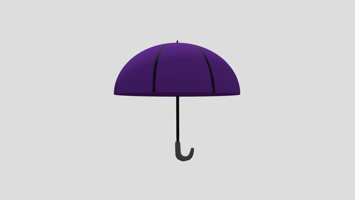 bad umbrella model 3D Model