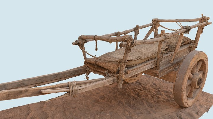 Medieval Rural cart 3D Model