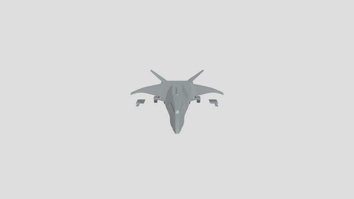 stealth fighter jet 3D Model