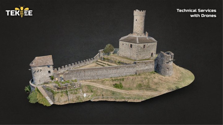 Spinola Castle - Campo Ligure (Italy) 3D Model