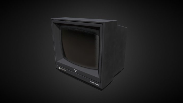TV - Old Asset 3D Model