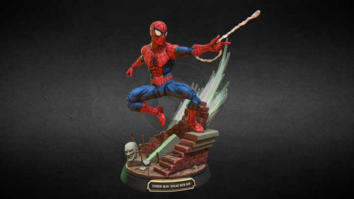 Spider-Man – AI Generated 3D Figure