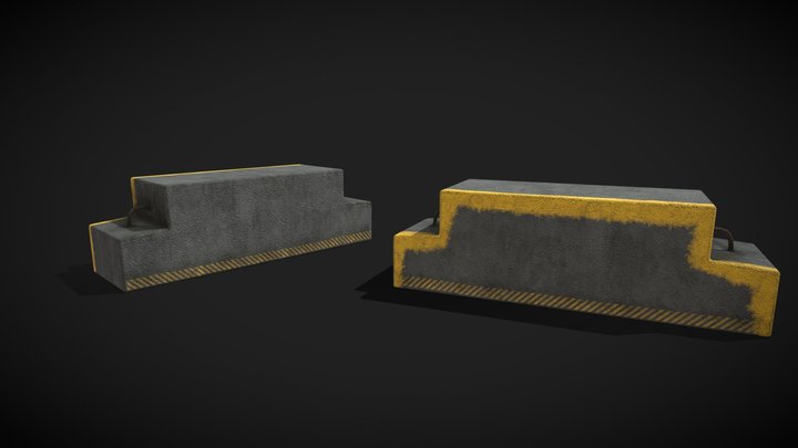 Street Barrier - 5MB – Gratis 3D-model STL