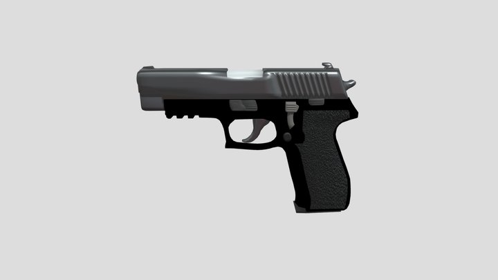 pistola-9mm 3D Model